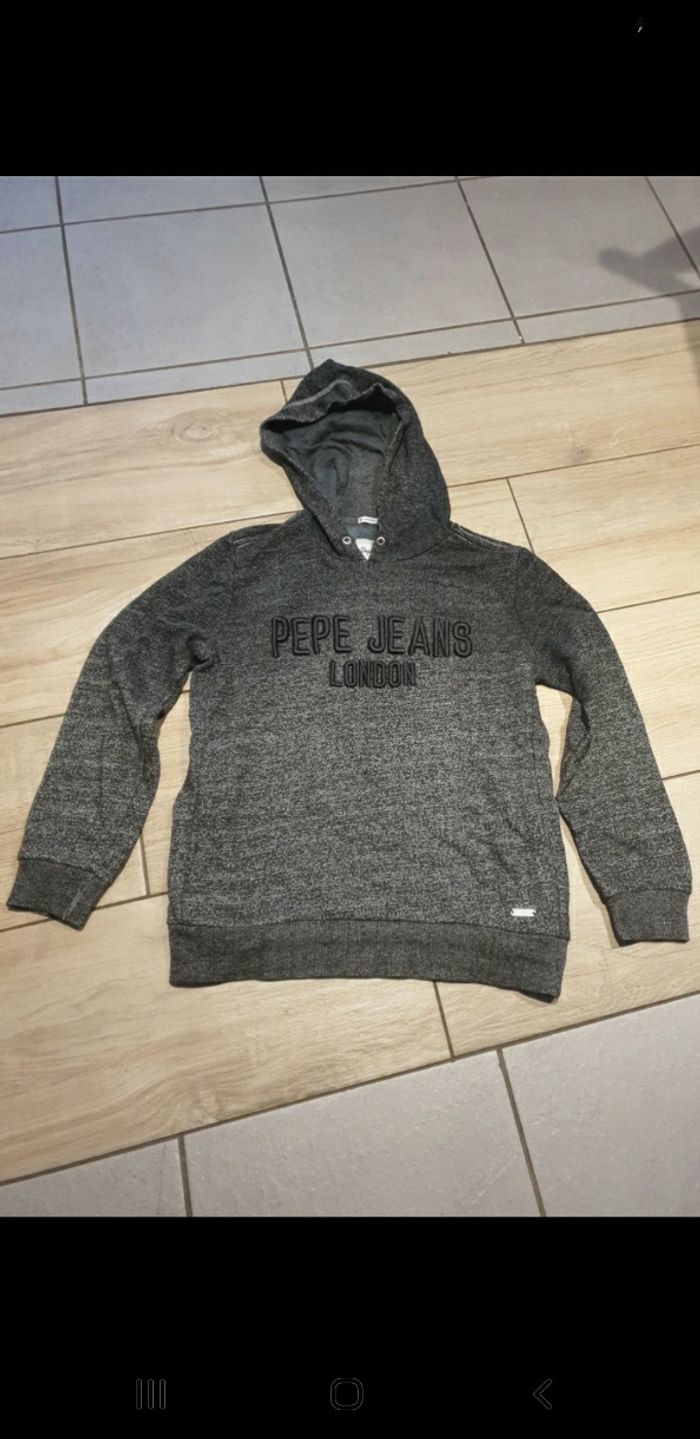 Sweat capuche garçon pepe jeans 12 ans