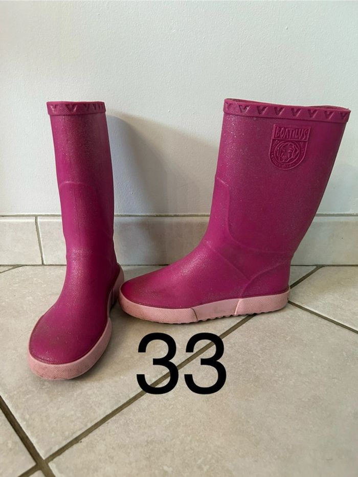 Bottes rose 33