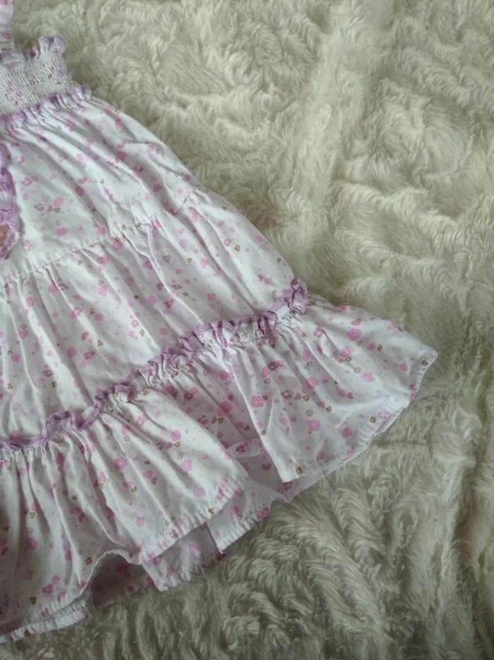 Robe d'été à fines bretelles Fille 6 mois Fleurs Cœur Petit Kimbaloo 100% coton - photo numéro 7