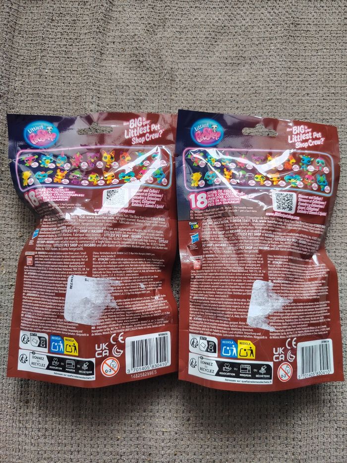 Lot de 2 littlest Petshop blacklight surprises série 2 neufs - photo numéro 2