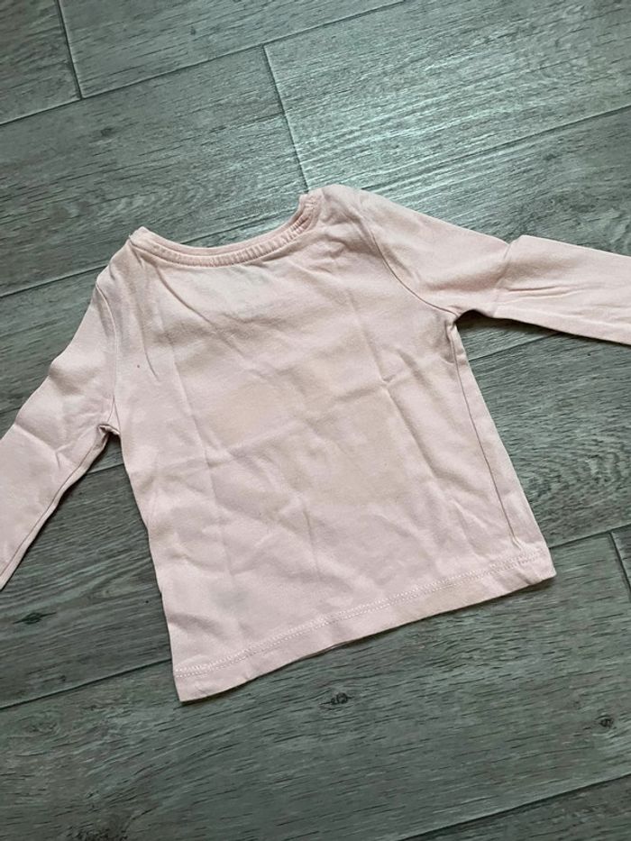 Tshirt manches longues primark 6 mois - or rose pastel - photo numéro 5