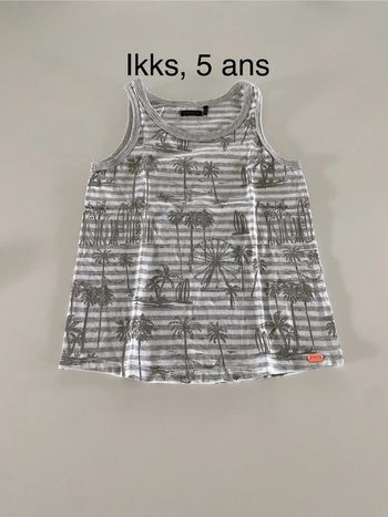 Débardeur rayé IKKS 5 ans