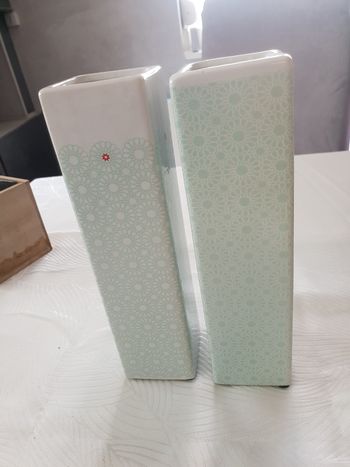 Lot de 2 vases neufs
