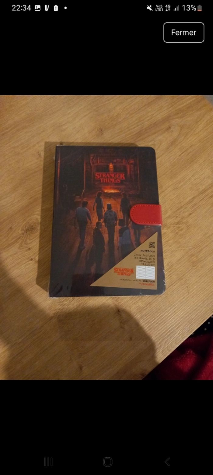 Carnet stranger things