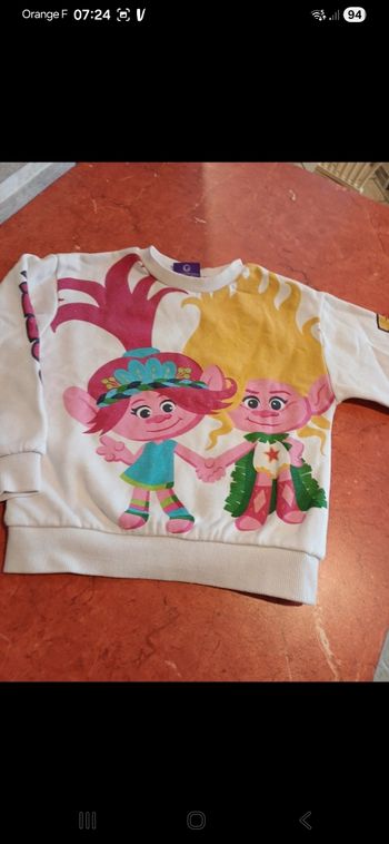 Sweat fille taille 3 ans