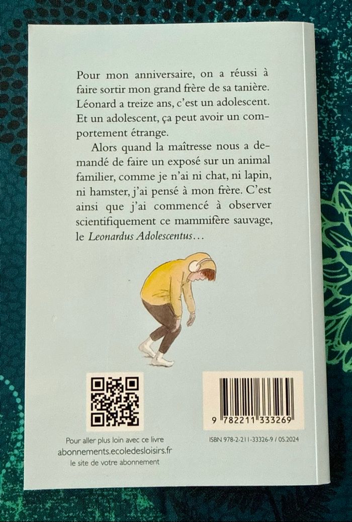 Livre Ados animaux « École des loisirs » - photo numéro 2