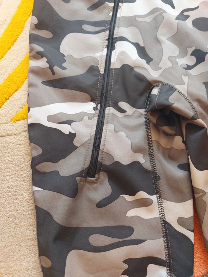 Combinaison de pluie iELM softshell camouflage militaire 104 cm 4 ans - photo numéro 5