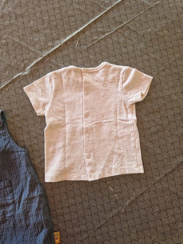Salopette + t-shirt 9m - photo numéro 9