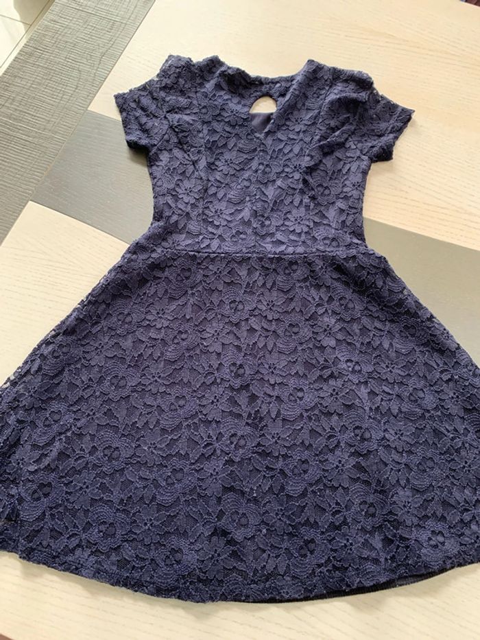Robe dentelle marine 8 ans LPC Girls - photo numéro 7