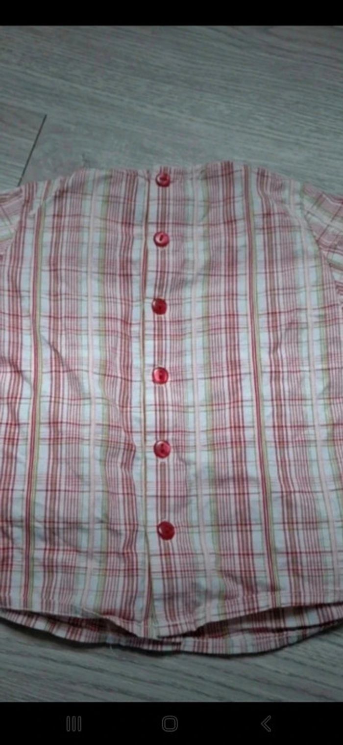 Blouse manches longues à carreaux Sergent Major 18mois 👻 - photo numéro 5