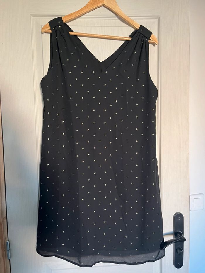 Robe noire et argenté