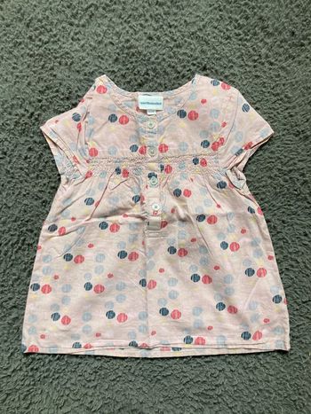 Teeshirt MC rose 18 mois