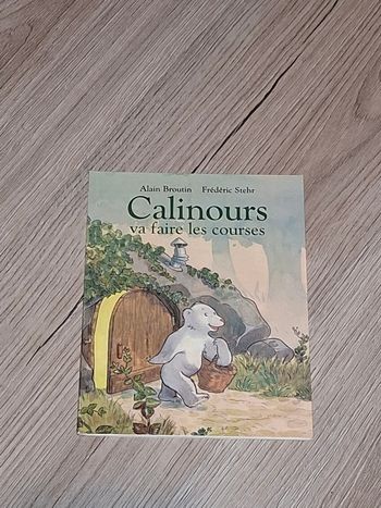 Livre : calinours va faire les courses
