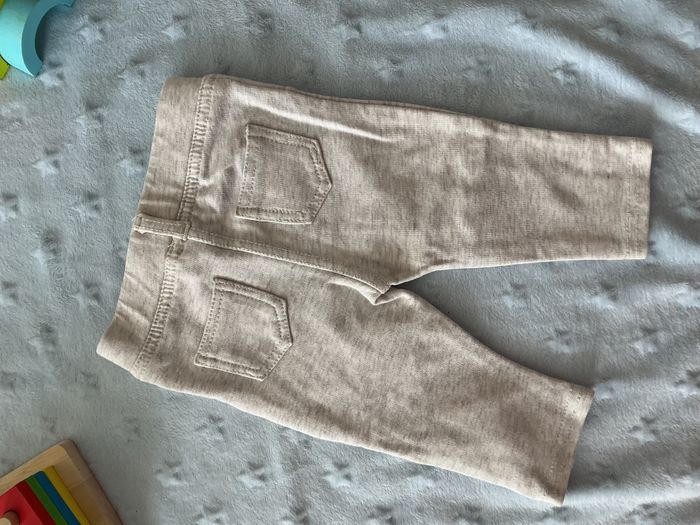 legging gris chiné tête de lapins sur le genoux 6 mois tex - photo numéro 9