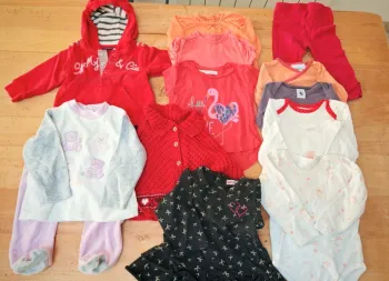 lot vêtements fille 9 mois