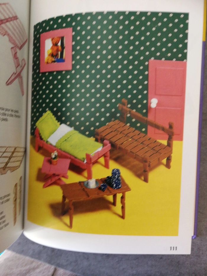 Loisir créatifs bâtonnets plat chenilles pinces à linge - photo numéro 3