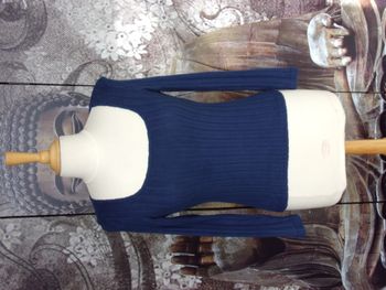 💙Top bleu manches longues – Sans marque – Taille XS