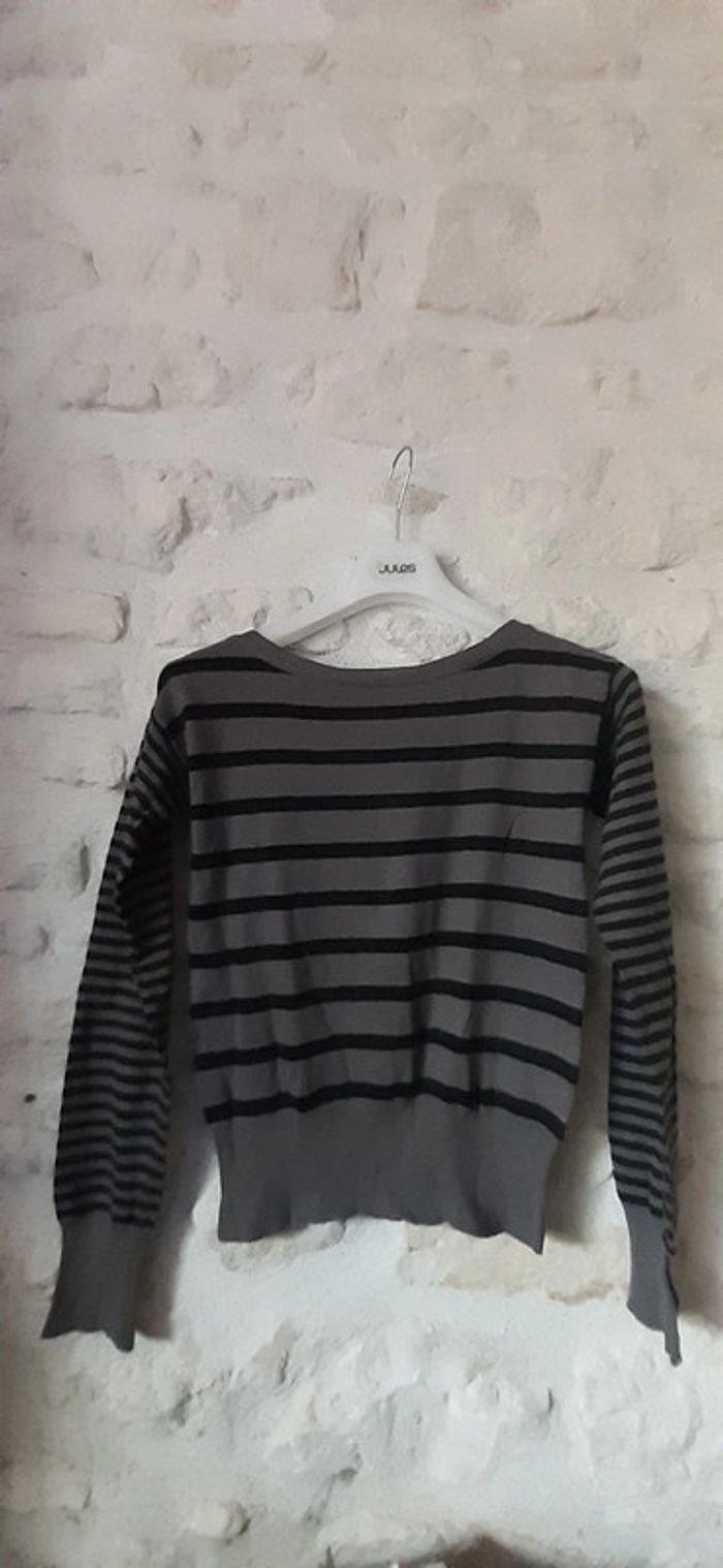 Joli pull rayé 14 ans Caprice de fille