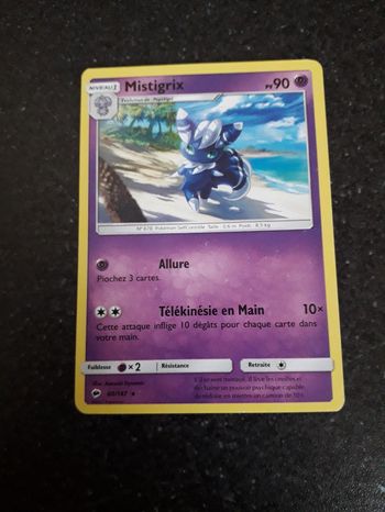 Mistigrix carte Pokémon neuve