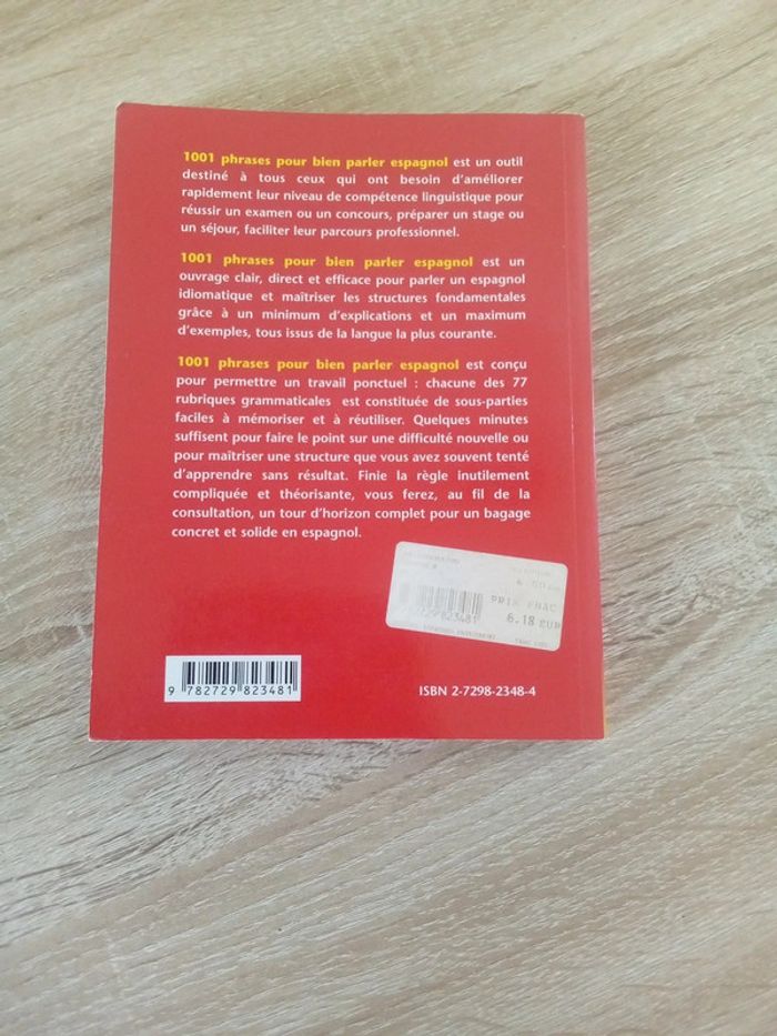 Livre 1001 phrases pour bien parler espagnol - photo numéro 2