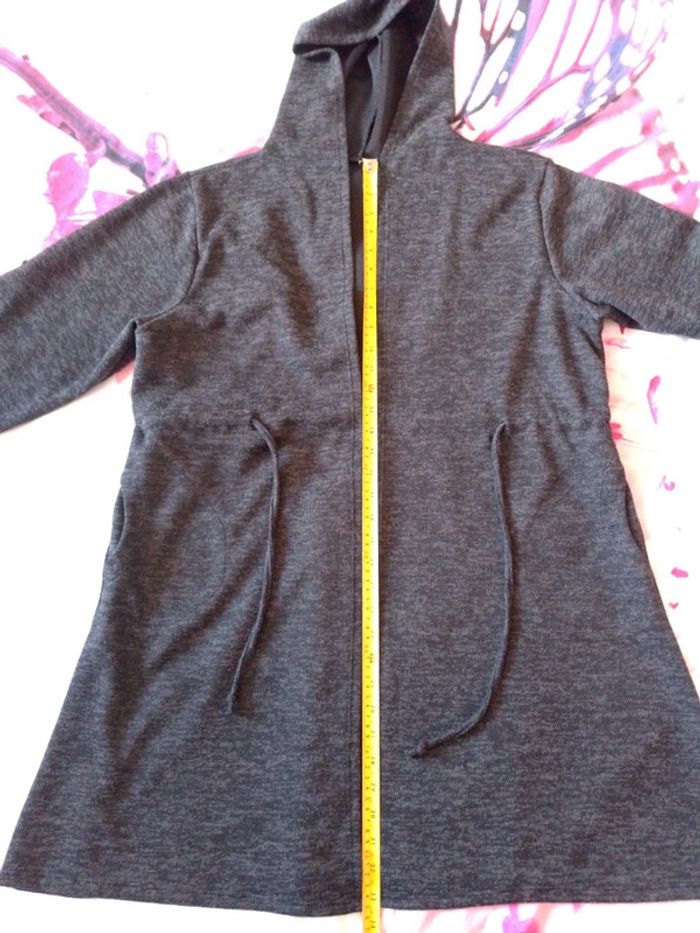 Veste à capuche gris chiné - photo numéro 11