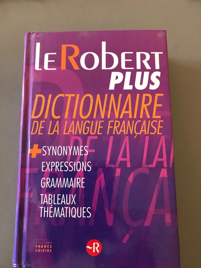 Livre Dictionnaire Le Robert +