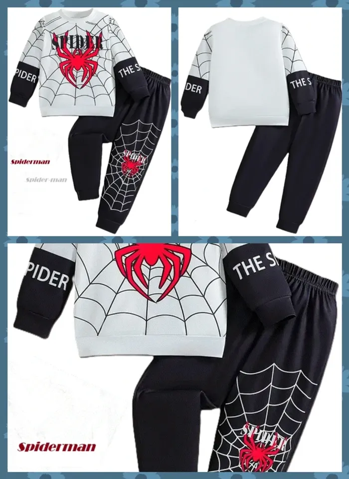 Ensemble Spider-Man Sweat à Capuche et Joggers 7/8 a