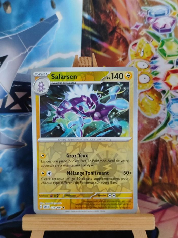 Salarsen reverse rare 72/197 flammes obsidiennes