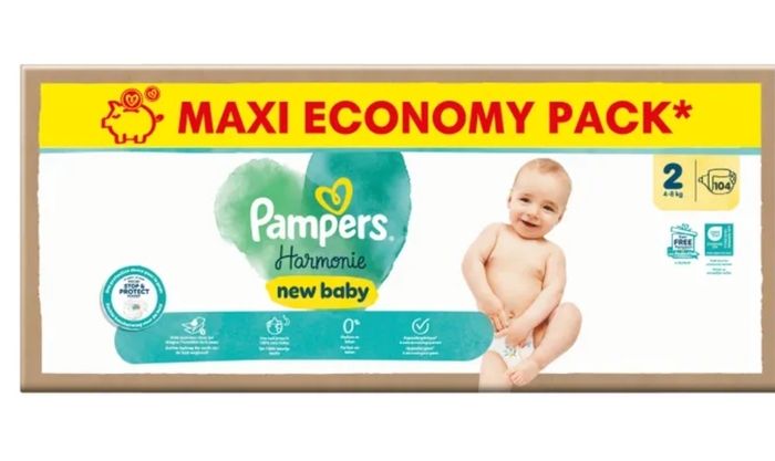 Deux cartons Pampers T2