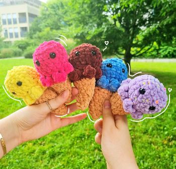 Glaces en crochet