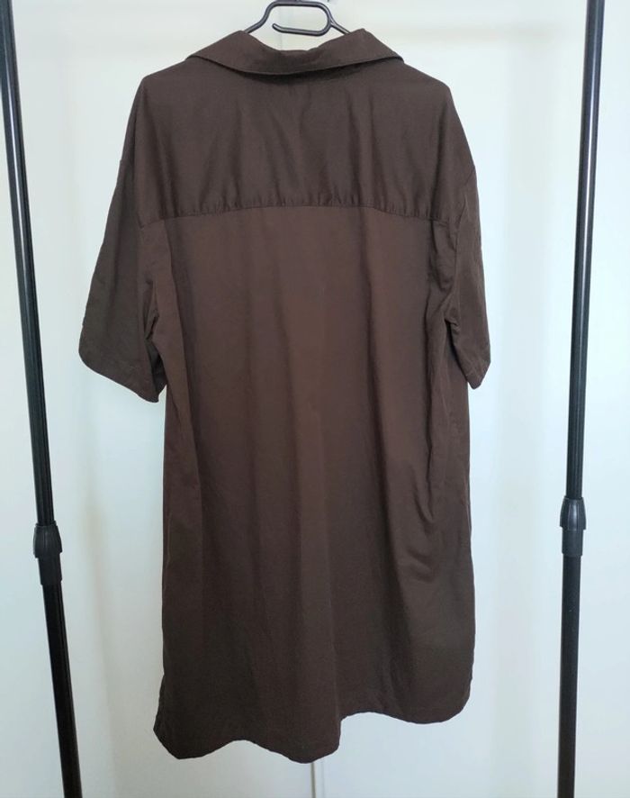 H&M robe droite marron L - photo numéro 3