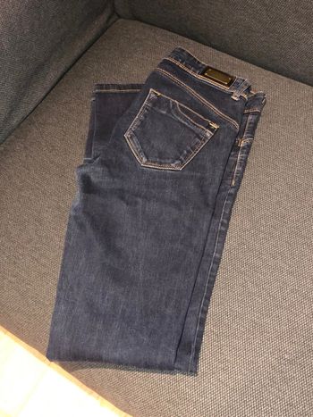 Pantalon jean promod femme bleu