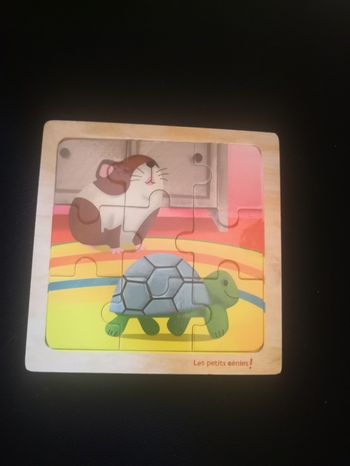 Puzzle en bois 9 pièces