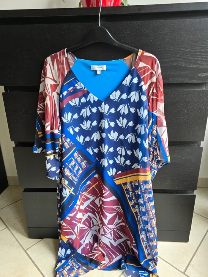 robe fine d'été bleu Tinta