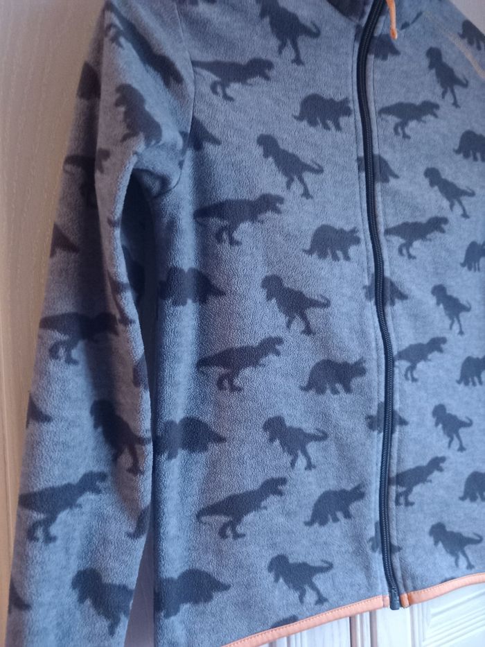 Veste polaire avec dinosaures 12 ans - photo numéro 2