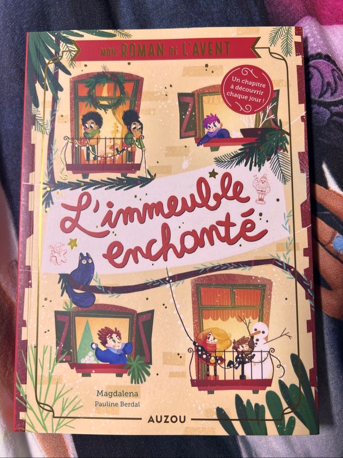 Mon roman de l’avent l’immeuble enchanté Auzou