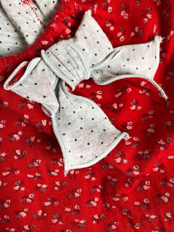 Ensemble cardigan + blouse + snood en tubique collection Noël Petit bateau T-8 ans - photo numéro 3