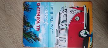 Plaque métal combi VW neuve