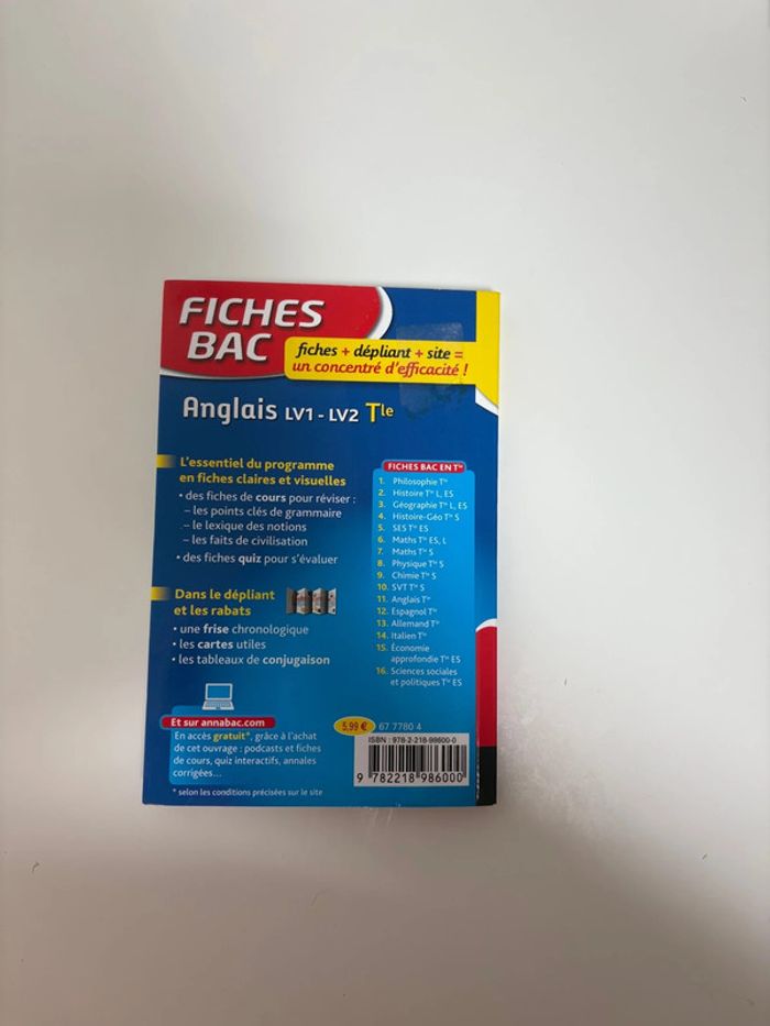 Fiches bac anglais - photo numéro 2