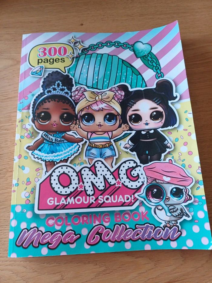 Livre de coloriages LOL surprise glamour squad