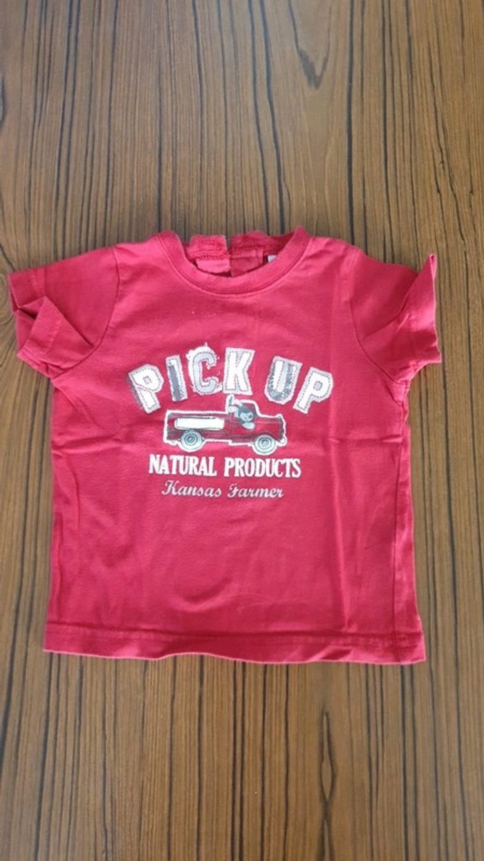 t-shirt manches courtes.