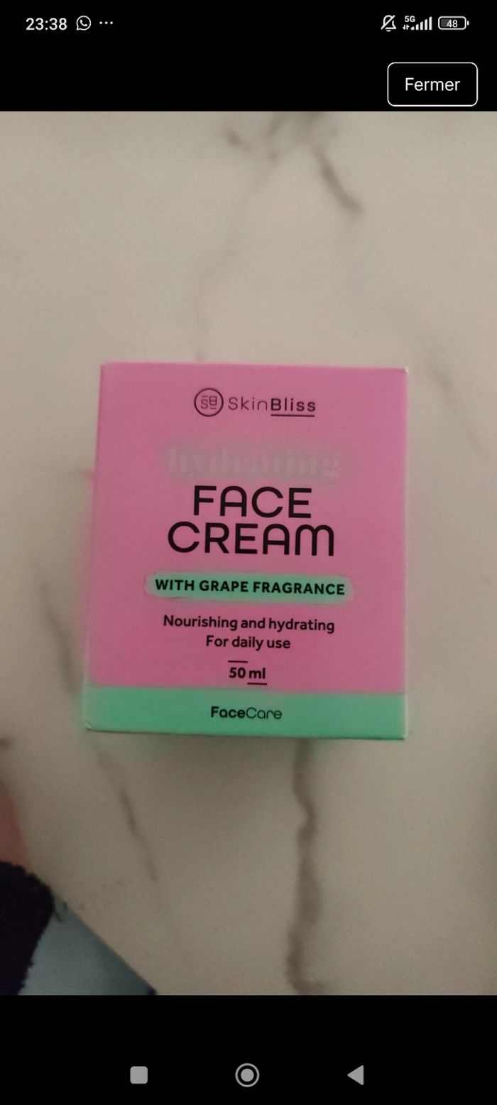 Crème visage