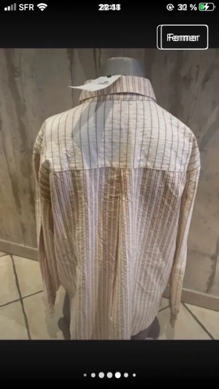 Neuve avec étiquettes Magnifique chemise en 40 de marque Cache cache - photo numéro 4