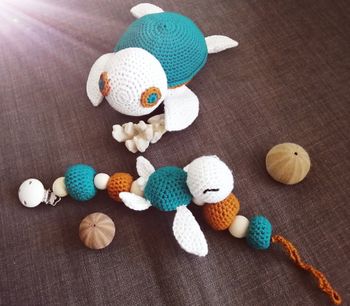 Doudou + attache tétine