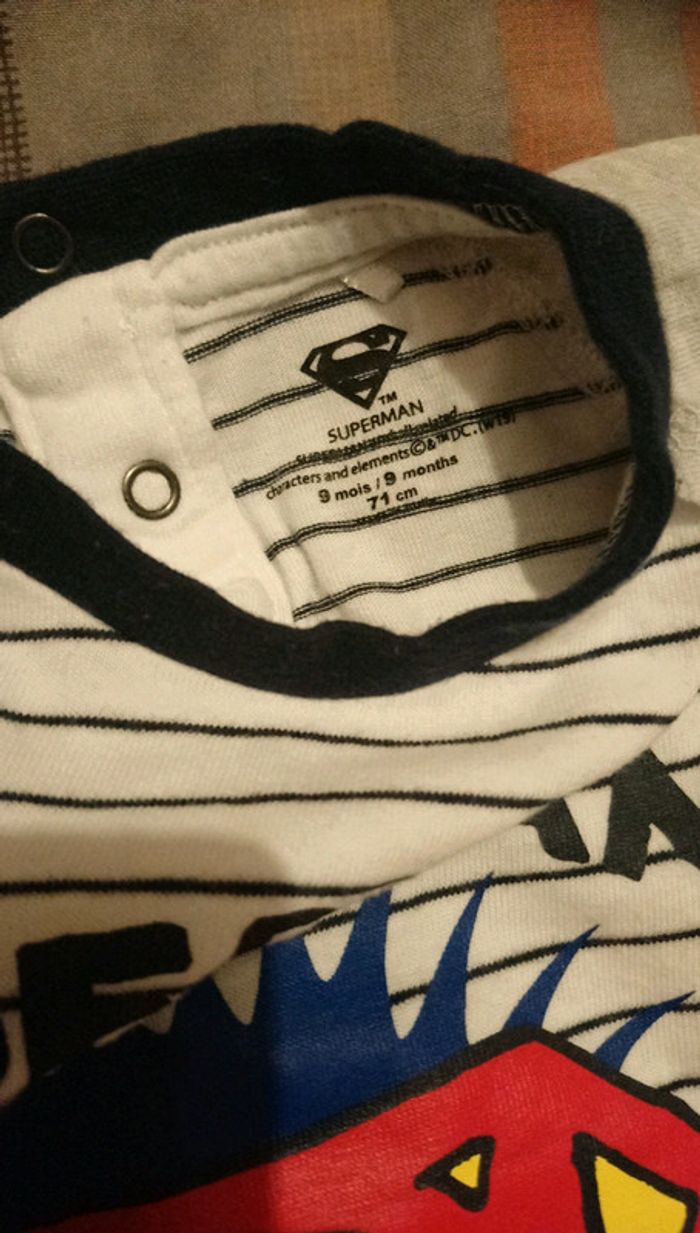 Tee-shirt manches longues Superman - photo numéro 2