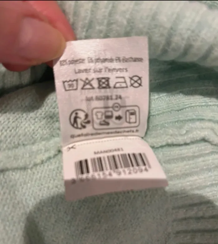 Robe pull Manoukian M vert menthe à col roulé - photo numéro 9