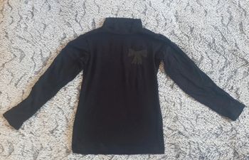 Tee-shirt col roulé noir Orchestra - 6 ans