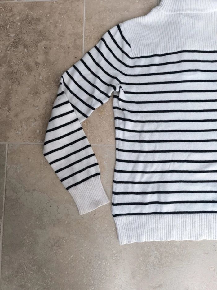 Pull-over coton col boutonné femme Lauren Ralph Lauren taille M - photo numéro 11