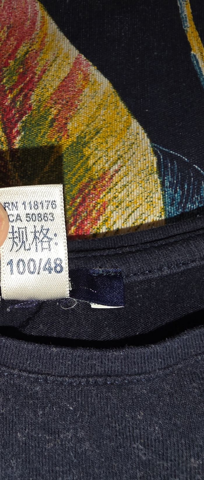 Tee-shirt ML bleu marine 3 ans - photo numéro 6