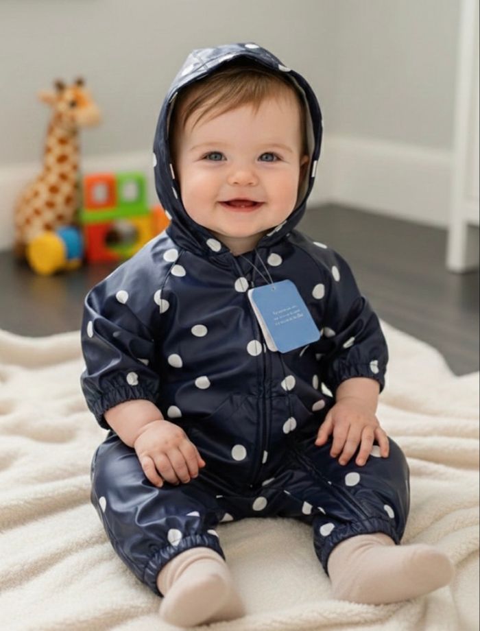 combinaison/ combipilote pluie taille 3 mois neuf